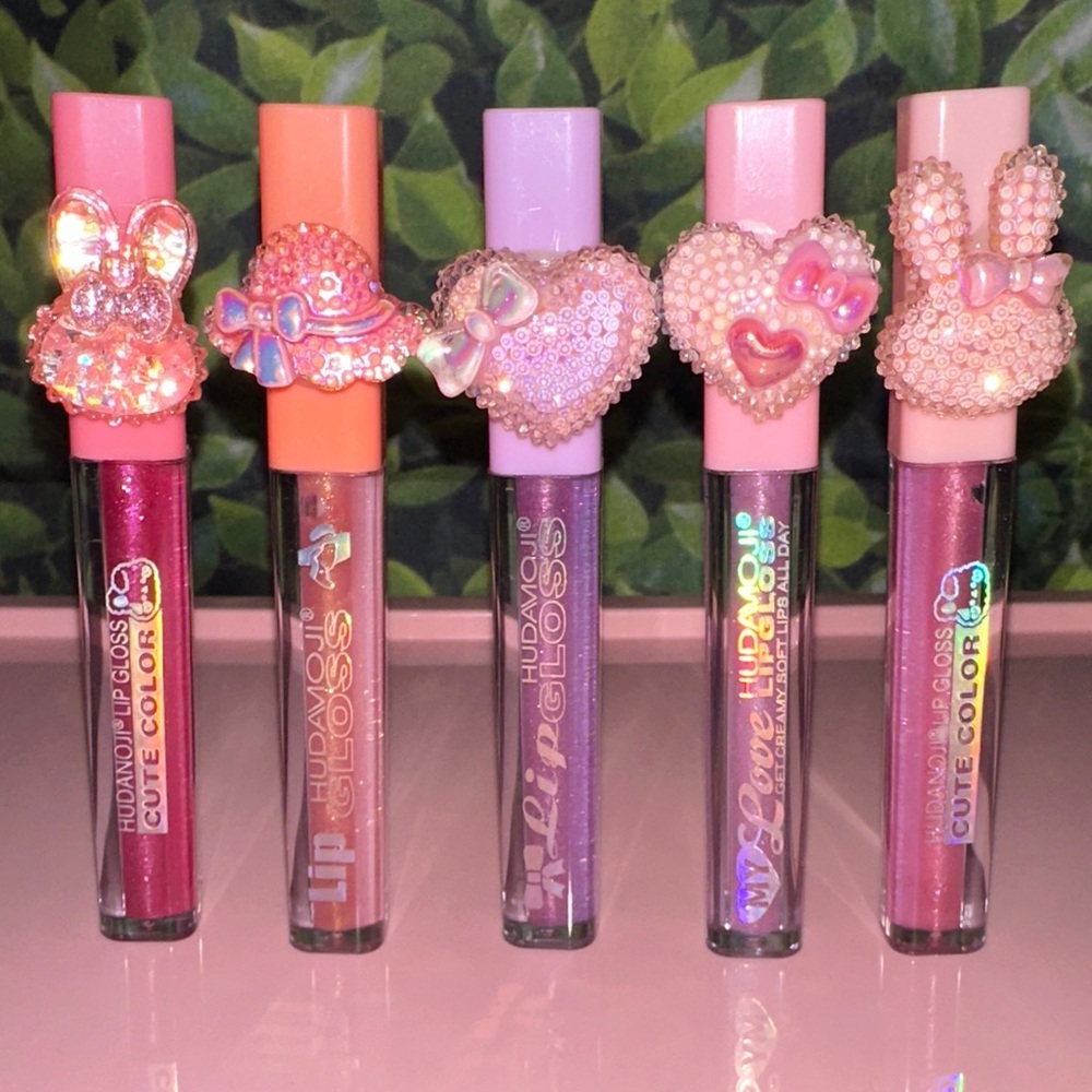 Hudamoji Gloss Set with Decorative Caps